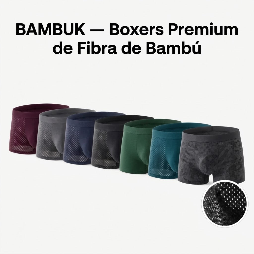 BAMBUK — Boxers Premium de Fibra de Bambú