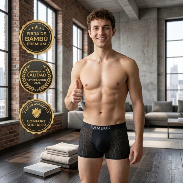 BAMBUK — Boxers Premium de Fibra de Bambú