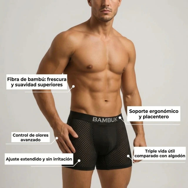 BAMBUK — Boxers Premium de Fibra de Bambú