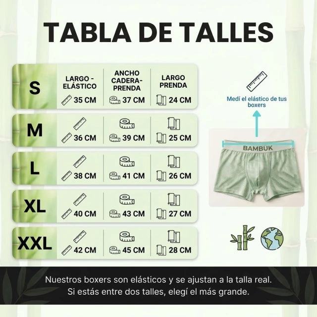 BAMBUK — Boxers Premium de Fibra de Bambú